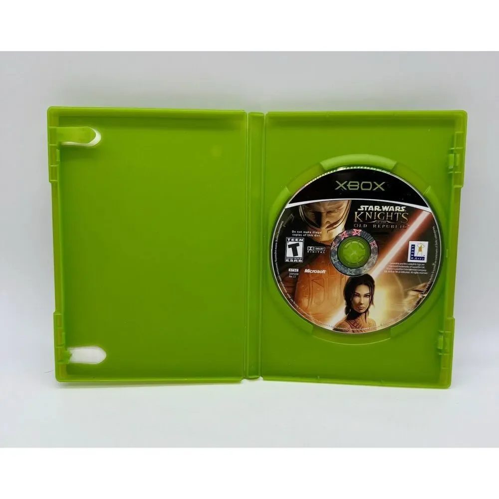 Star Wars: Knights of the Old Republic (Microsoft Xbox, 2003) Game & Case Tested